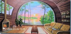 Art 10″/20″ Serenity Sunset Original Oil Painting,Stretched Canvas