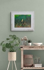Robert Carroll „Herone – Herone“ Acrylic On Panel 50×39 Cm Naturalist