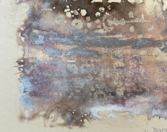 Duane Albert Armstrong (1938-) Original Abstract Acrylic Painting on Board. 1982