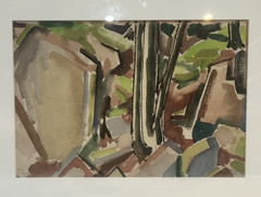 Jim Miller-Melberg, American (1929-2017) „WillPower“ Watercolor Painting