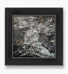 Framed Galaxy Abstract Cosmic Art Stardust Celestial Expressionism NASA Painting