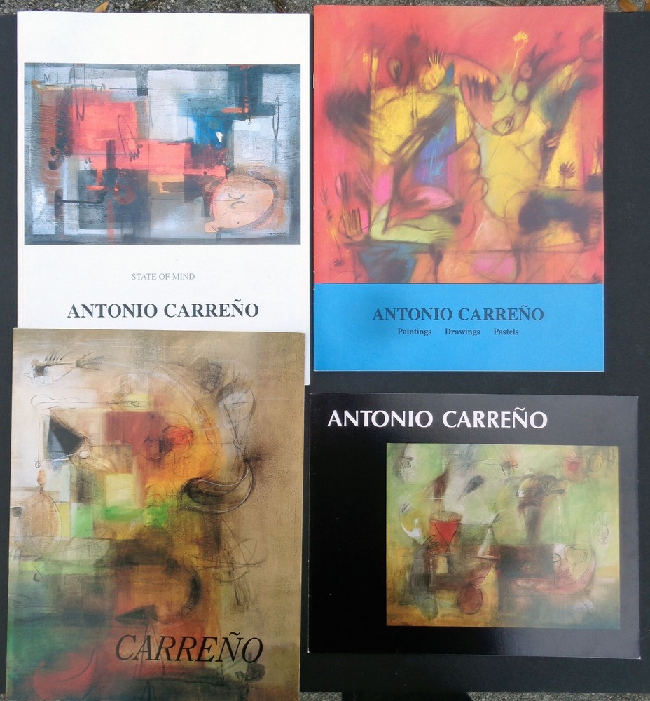 Dominican artist ANTONIO CARREÑO (1963-) 4 exhibition Catalogues CORBINO GALLERY