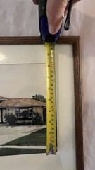 Mid-Century Modern Architecture Rendering of Modern House Framed~Signed