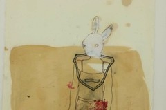 Peregrine Honig – Trophy Stock (2000) ORIGINAL, Mixed Media on Paper