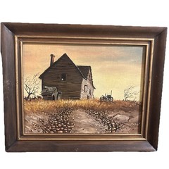 OOC Copy Of Road’s End By Alfred Owles Signed 1973 Western Decor