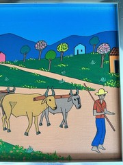 Original Painting by Brazilian Artist Peloggia Original 17”X 13”