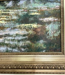 Claude Monet Oil On Canvas Style Of 1840- 1926 Amazing Painting
