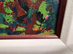 Antique KERRY HALLAM AFTER THE STORM Oil Paint # 103 / 125
