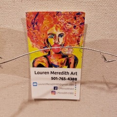 Labradoodle Original Oil Painting Pop Art Abstract Labrador Lauren Meredith
