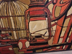 Scott Kuhn Abstract Still Life Painting, Medium, Framed & Signed Single Piece
