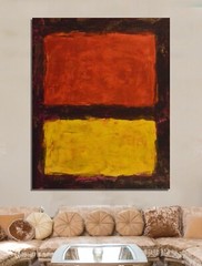 ￼ Mark Rothko style Professional￼ Artist Canvas￼ painting￼ 72”X60”Abstract,6ft