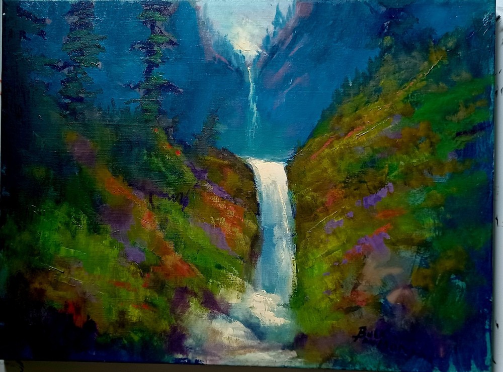 Buck Paulson Original 18×24 Painting ISLAND MAGIC Taped on Television Series