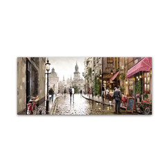 20 In. X 47 In. „Caf Milano“ by the Macneil Studio Printed Canvas Wall Art