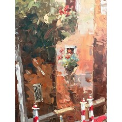 Large Original Oil Painting Venice Canal Signed S. Kinglake 32×47 Impressionist
