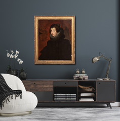 Large 18th Century Portrait ISABELLA OF BOURBON, QUEEN OF SPAIN (1602-1644)