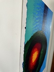 24×36 inch „Johnny Davis Abstract Acrylic on Canvas Painting – Original Artwork“