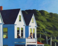 Second Story Sunlight Painting by Edward Hopper Art Reproduction