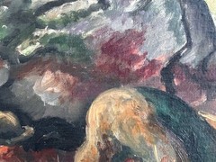 Waldo Peirce – “The Clam Diggers” – O/C – 1925 to 1949 – Maine Seascape Scene