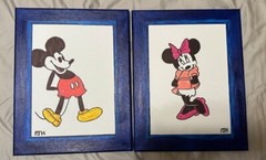 PJH STUDIOS DISNEY FAN ART MICKY & MINNY