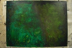 Mark Little Original Giant Canvas Painting 84”X62” (7 Foot) Abstract Modern XL