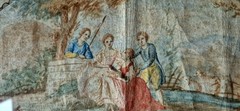 Extremely rare Dutch drawing 18th century, original design for a ‚fan leaf‘