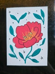 ACEO Original Art Painting 2.5×3.5 Inches