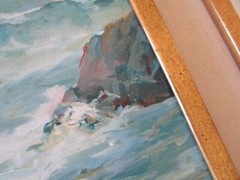 Frederick Doyle Penney Mid Century Plein Air Oil California Coast Ocean Seascape