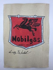 Andy Warhol COA Vintage Painting Drawing Art Original Signed Stamp