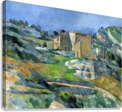 Paul Cezanne Houses in Provence Reproduction – Giclee Canvas/Paper/Stretched