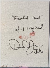 ACEO art card Original 2.5” X 3.5” One Of A Kind Mixed Media Signed By Artist!