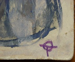 Ukrainian Soviet USSR Painting cubism postimpressionism Avant-garde horses rest