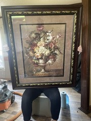 Floral Decadence Picture Signed By Artist John Cho