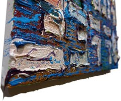 MODERN█ORIGINAL OIL█PAINTING VINTAGE OUTSIDER MODERN█ART URBAN GRAfFITI UNIQUE█A