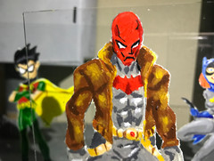 Red Hood Glass Fan Pop Art BATMAN UNDER THE HOOD Painting DC Comics