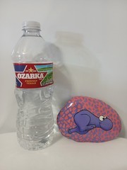Lot of 4 Hand-Painted Nerd Candy Rocks-Signed and Glossed