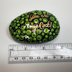 Encouragement, Love, and Kindness Rock – Hand-Painted By Jadel Rocks