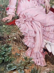 Max Christian Sprinkmann A Lady Resting in Spring Meadows Oil Painting c1910