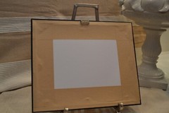 ORIGINAL WATERCOLOR, overall size 11 x 9 1/4, Euro landscape, framed(61)