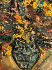 René Portocarrero (1912-1986) Signed Oil Painting w/ Christie’s Provenance