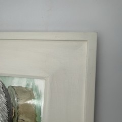 Watercolor Art Pelican Framed Signed 15×13 Original Artist Beach Cottage Decor