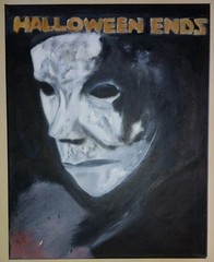 Halloween Ends Painting Canvas Hand Painted Original Only One On Earth 20×16