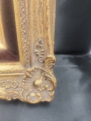 Vintage Mid Century V. Leroy Enamel On Copper Painting Framed Miniture Art 1960s