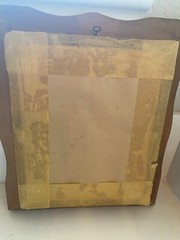 Vtg Willie Berry Original Oil Painting Signed Church Ornate Antique Frame 1968