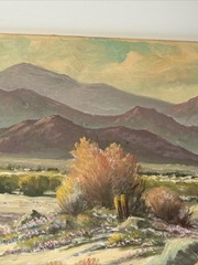 Antique Palm Springs Painting California Desert Finest Large John Anthony Conner