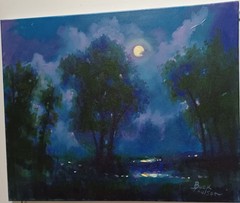 Buck Paulson 20×16 Original Done LIve at PBS Studio, Fargo 2008 Pre-estate Sale