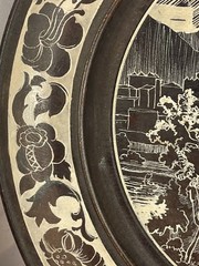 1946 Salzburg Hand Painted Wooden Plate By Kol Hintner Kunstgewerbe Art School