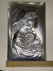 6It3 Painting. Size 24.7*16 cm. 194 g. Hallmarks in the lower left corner.