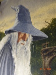Stunning Original Fine Art Print of „Gandolph The Gray“ Custom Framed.