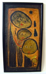 Giovanni Vetere 1940 Strongoli (Italy) / Large Painting, Signed / Family