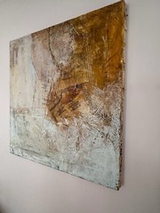 Original Sara Siestreem (Hanis Coos) Artwork Mixed Media Painting.